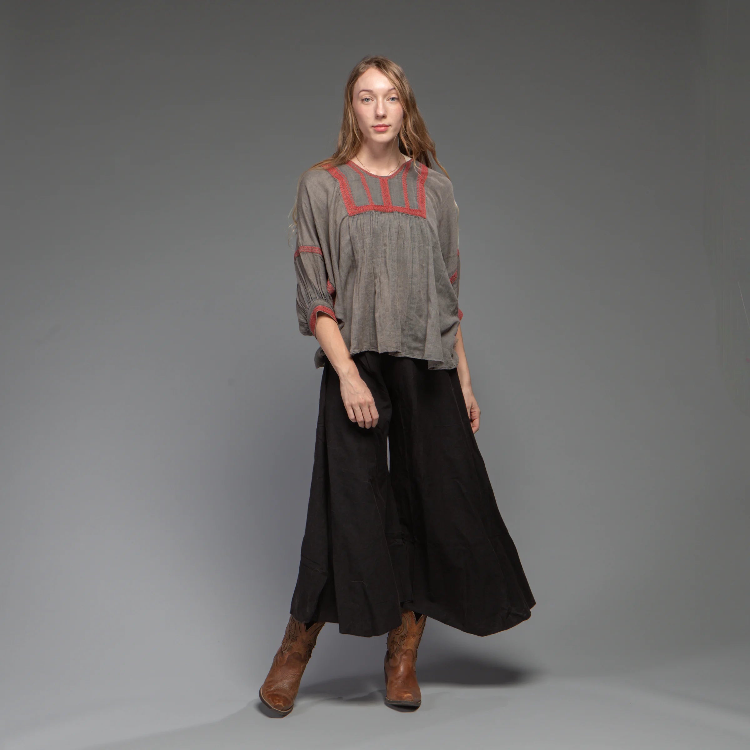 Artist Smock (Grey Pink)