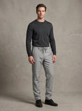 Men's Pants (Blue/Grey Linen blend)