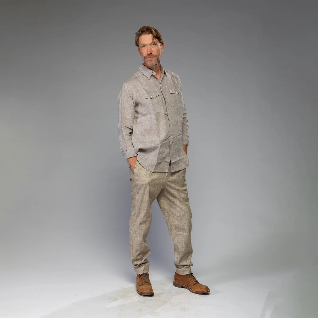Men's Shirt (Oat Linen)