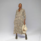 Khaadi Dress (Navy, Black, Cream)