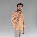 Men's Shirt (Khaadi Marigold Block)