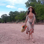 Pulkari Caftan (Sea Foam)