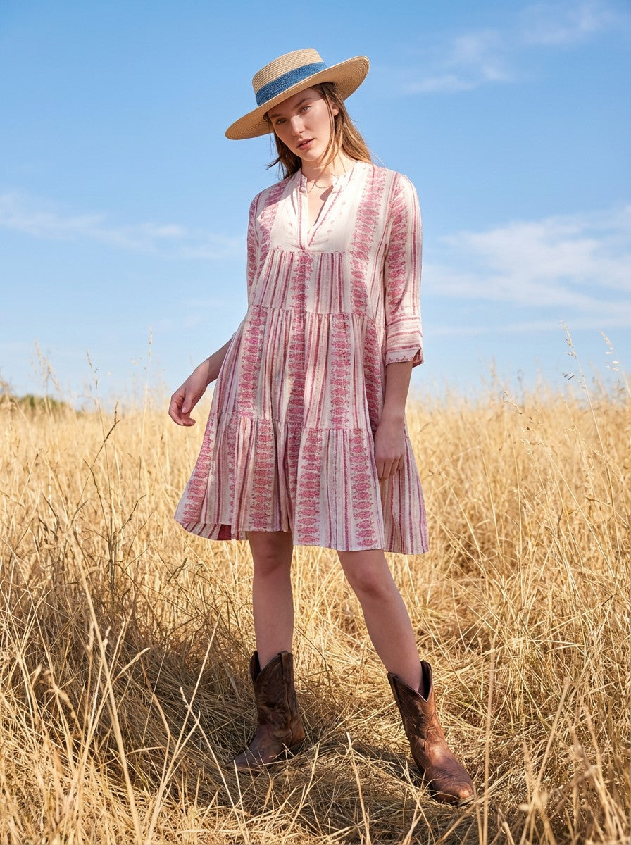 Zarina Dress (Pink Creme)