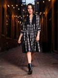 Zarina Dress (Black & White)
