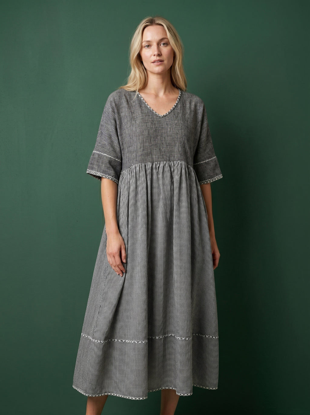 Afghan Frock (Heather Grey)