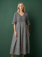 Afghan Frock (Heather Grey)