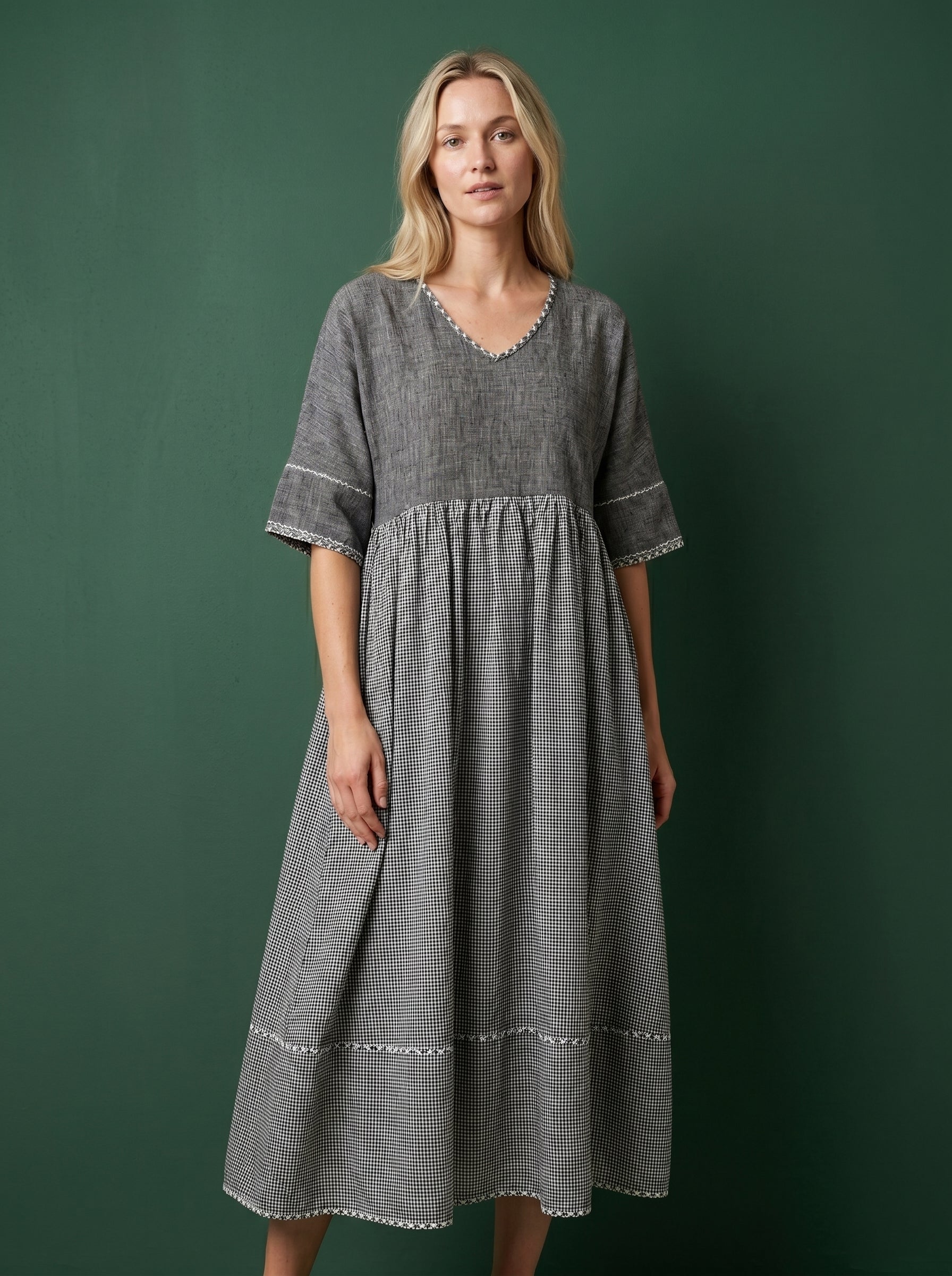 Afghan Frock (Heather Grey)