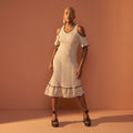 Summer Gudri Dress (Creme)