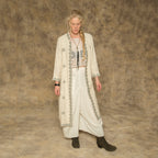 Swati Duster (Grey Embroidery)