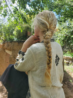 Swati Duster (Black Embroidery)